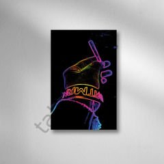 Retro Ahşap Poster