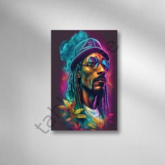 Snoop Dogg Retro Ahşap Poster