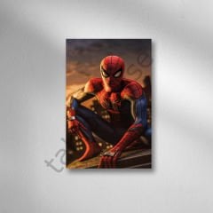Spiderman  Retro Ahşap Poster