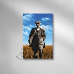 Atatürk Retro Ahşap Poster