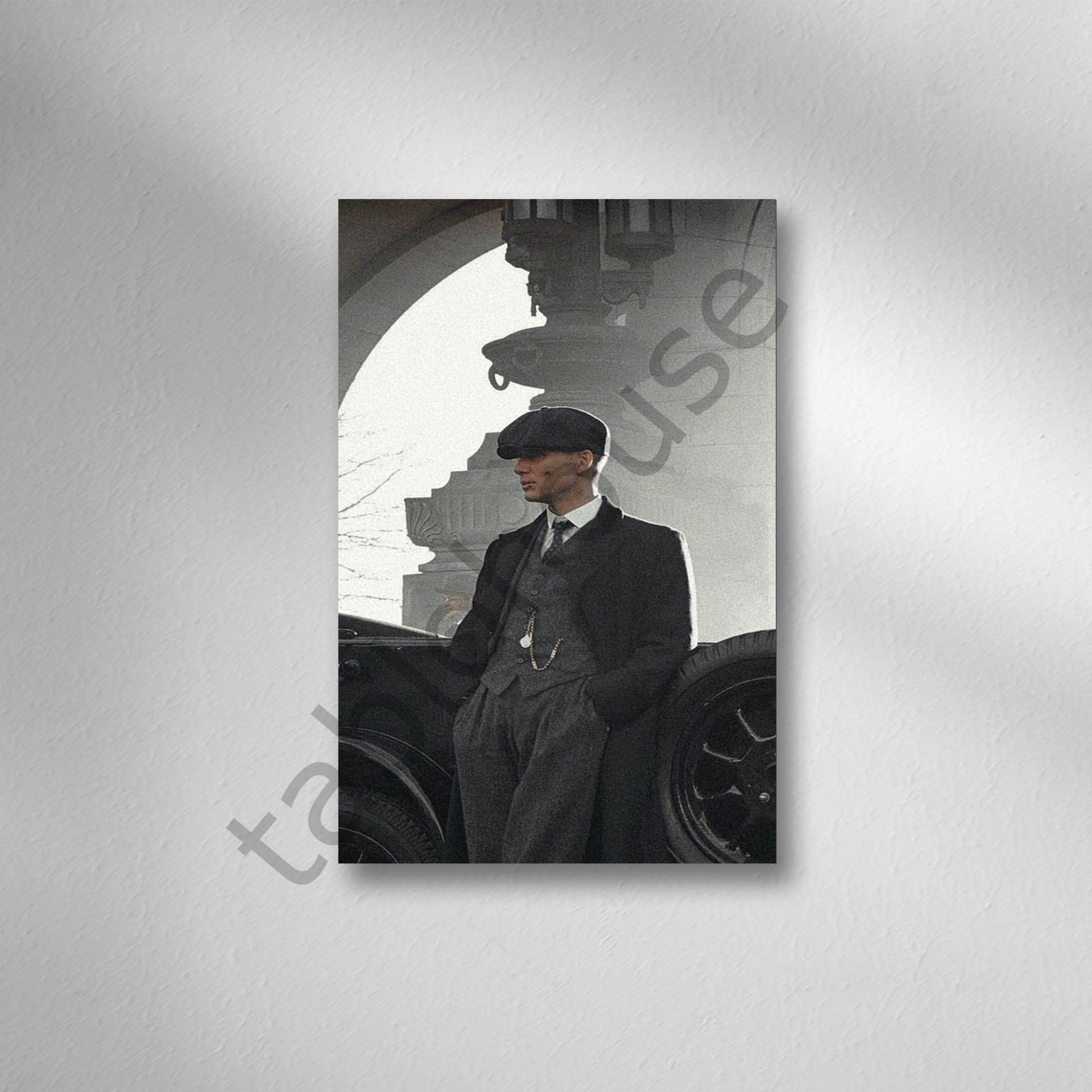 Tomas Shelby Retro Ahşap Poster