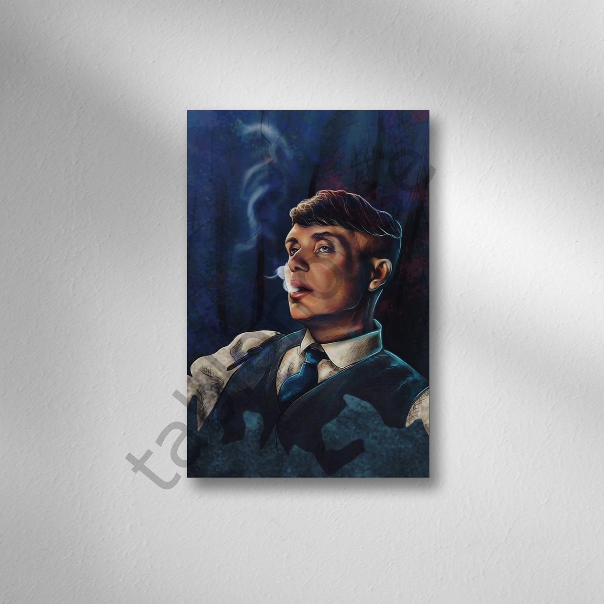Tomas Shelby Retro Ahşap Poster