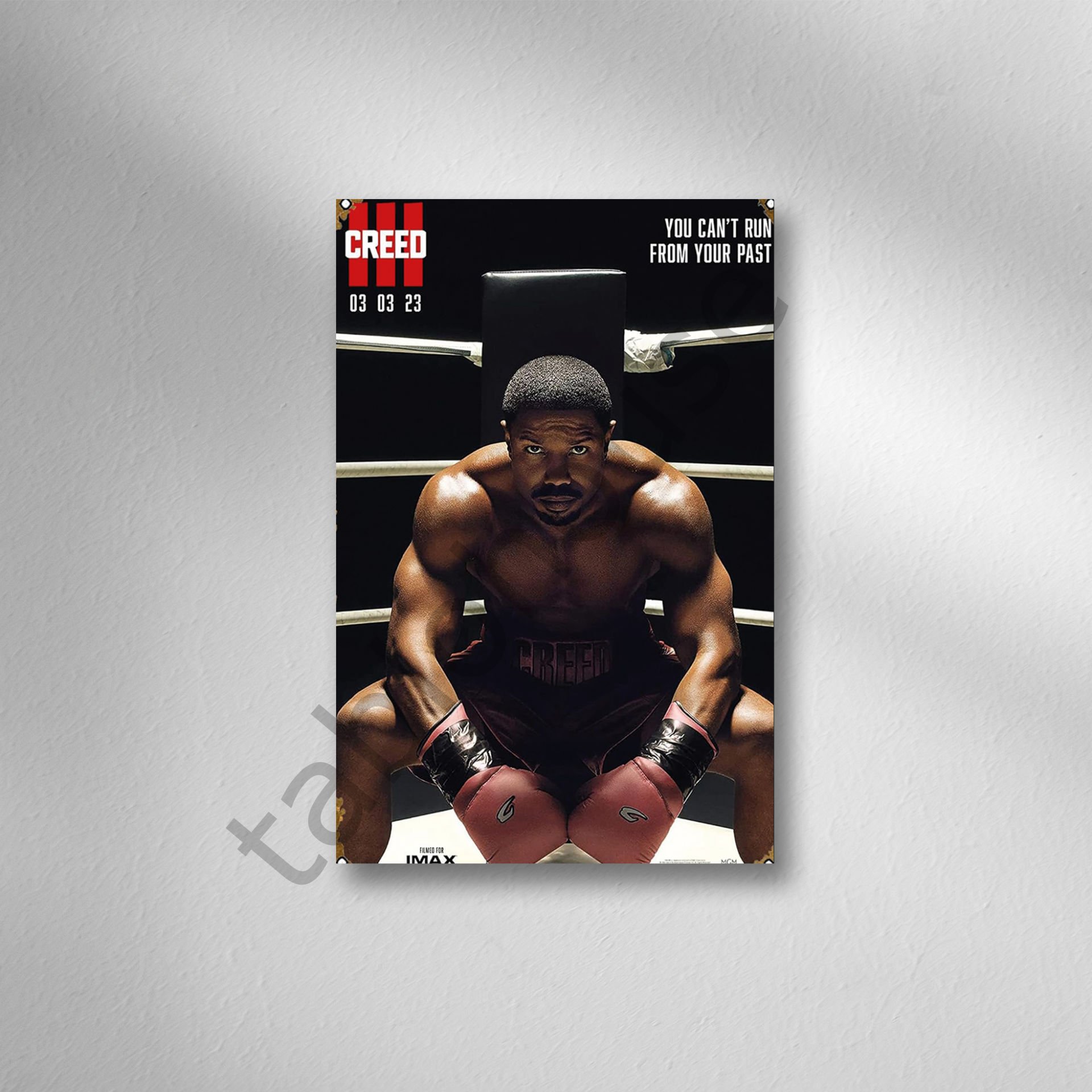 Creed 3 Retro  Ahşap Poster