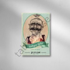Yadigar Ejder Retro Ahşap Poster