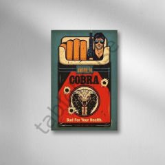 Cobra Retro Ahşap Poster