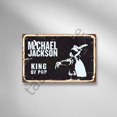Mıchael Jackson Retro Ahşap Poster