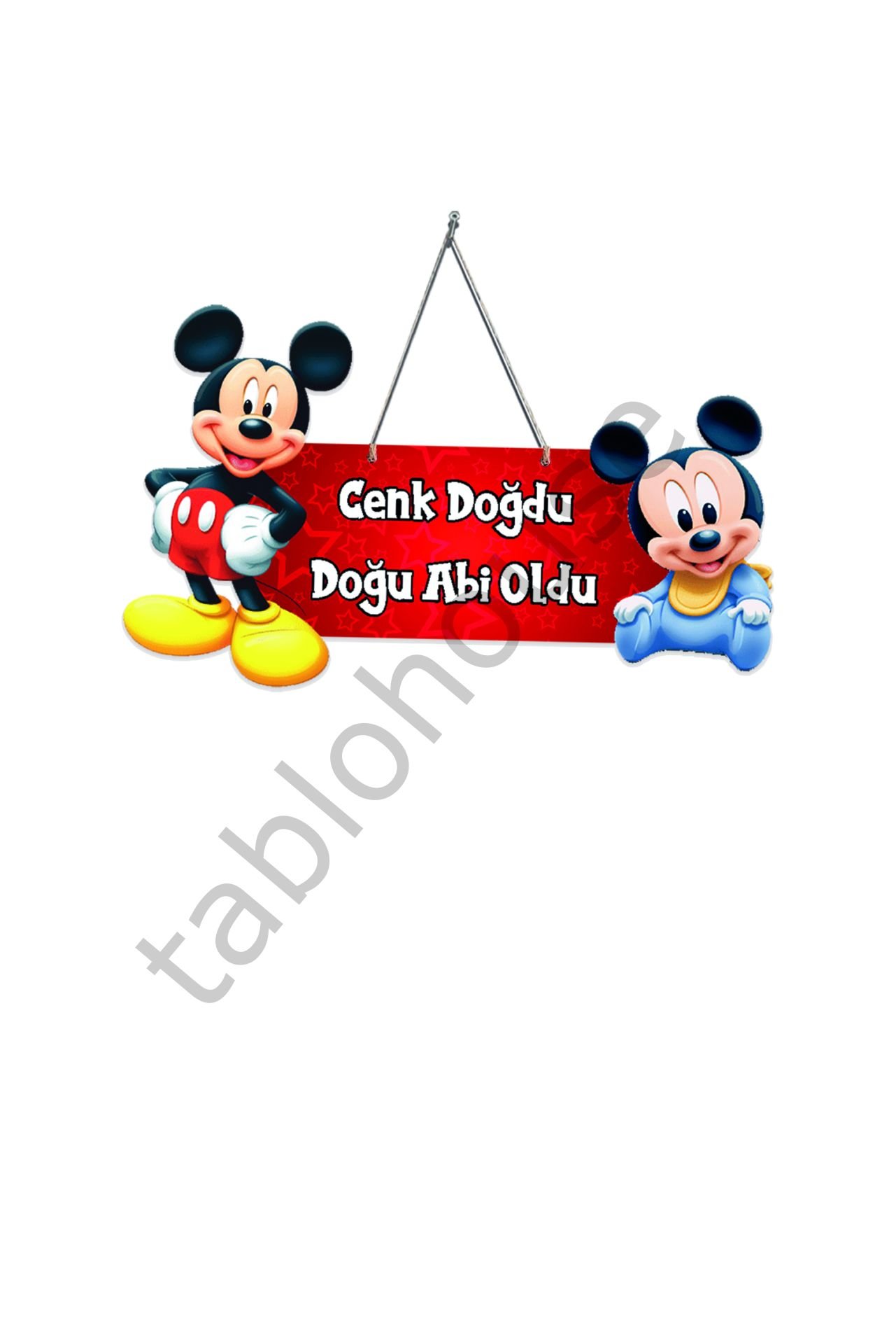Çocuk ve Bebek Odası Kapı Süsü