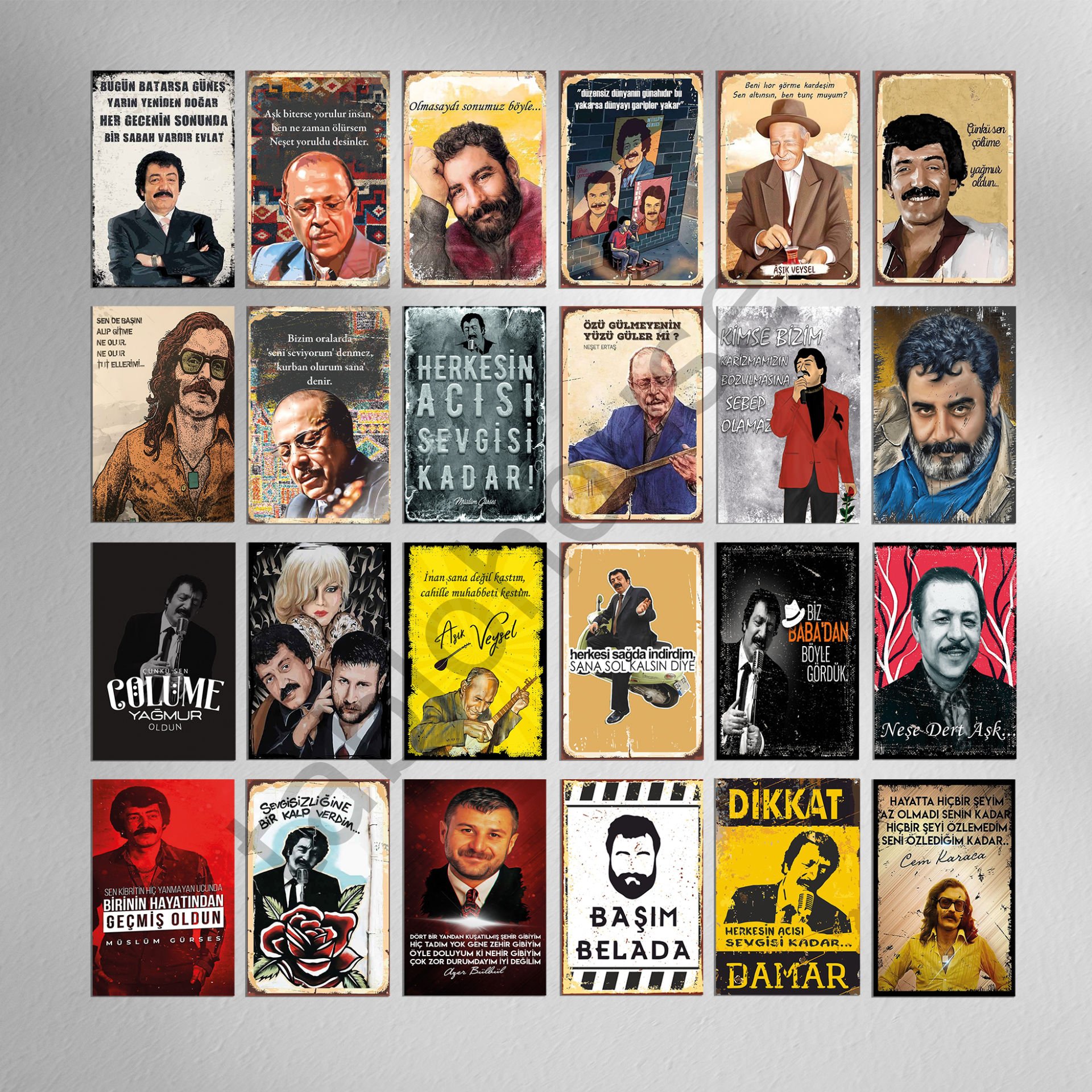 Toptan Retro Ahşap Poster (ÜRÜNLER İÇİN AÇIKLAMADA Kİ BAĞLANTIYA TIKLAYINIZ!)