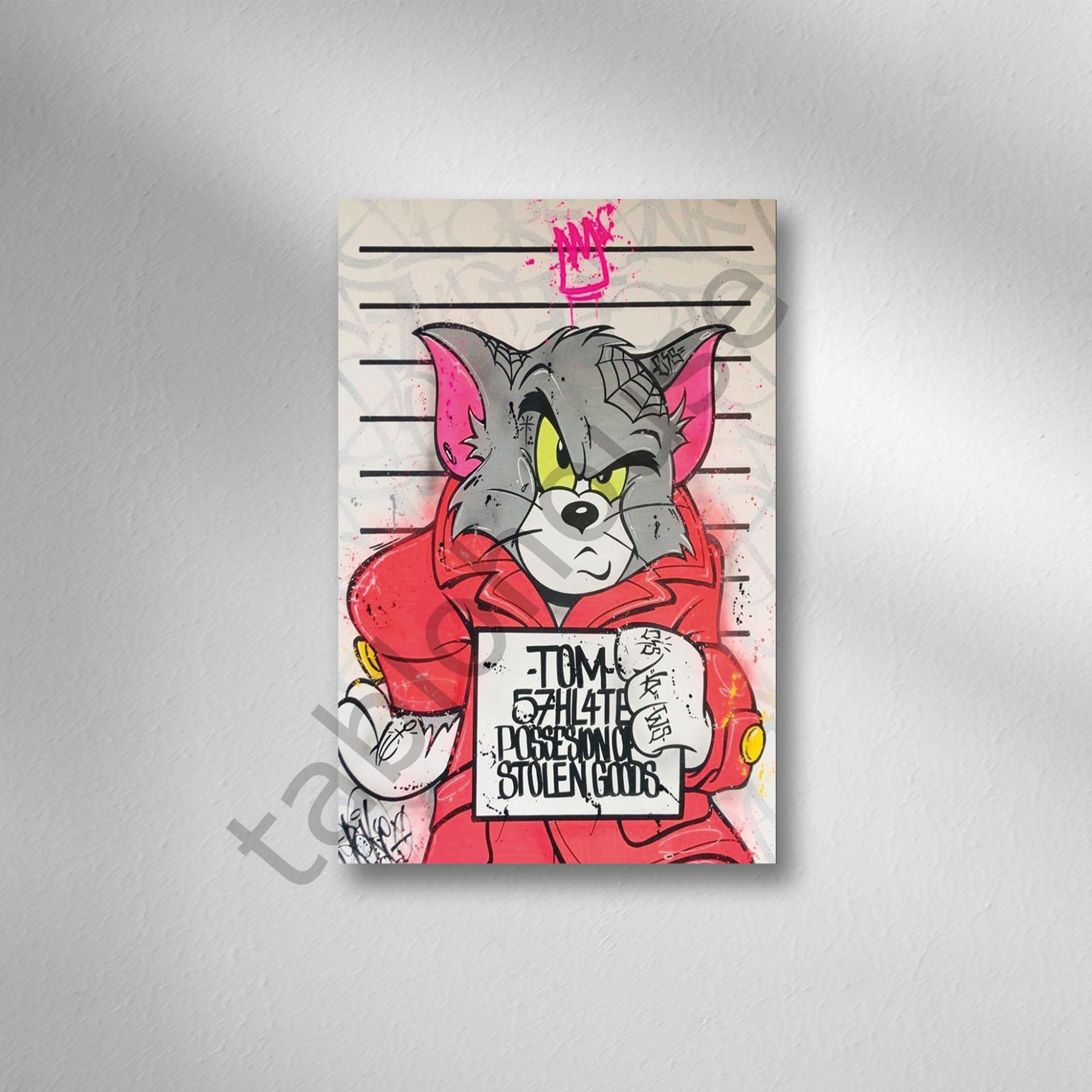 Tom Retro Ahşap Poster