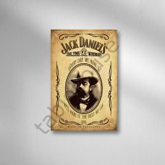 Jack Danıel's Retro Ahşap Poster