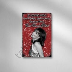 Yıldız Tilbe Retro Ahşap Poster