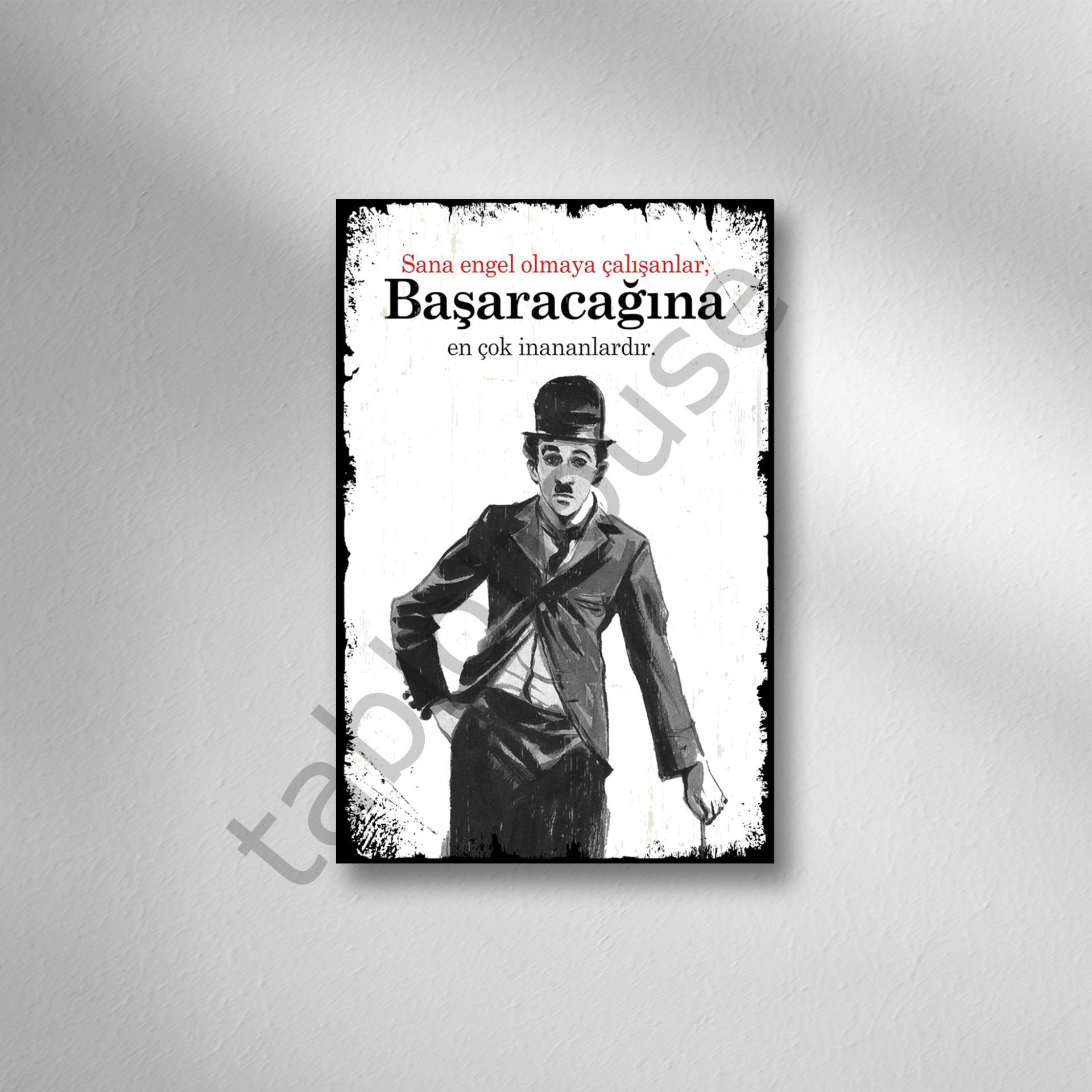 Retro Ahşap Poster