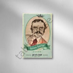 Yeşilçam Kazım Kartal Retro Ahşap Poster