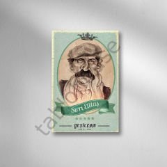 Yeşilçam Sırrı Elitaş Retro Ahşap Poster