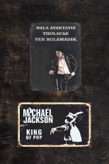 Michael Jackson Ahşap Poster