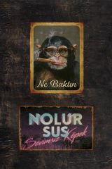 Komik Ahşap Poster
