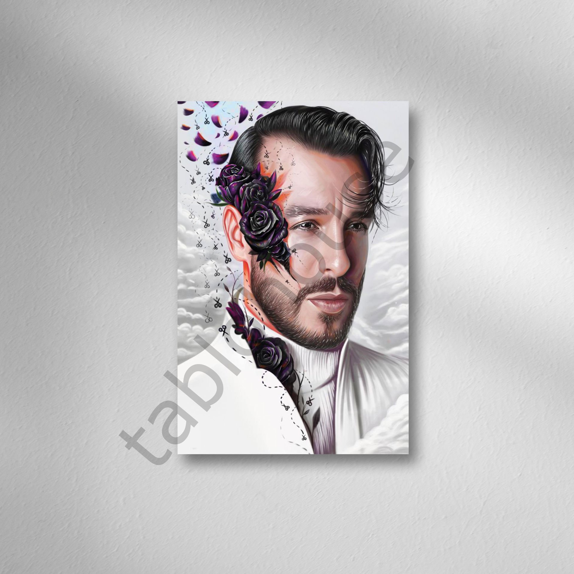 Cem Adrian Retro Ahşap Poster