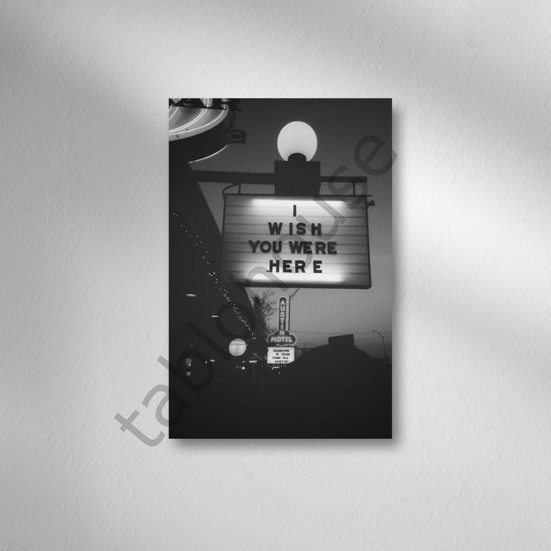 Retro Ahşap Poster