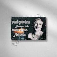 Sezen Aksu Retro Ahşap Poster