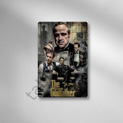 The Godfather Retro Ahşap Poster