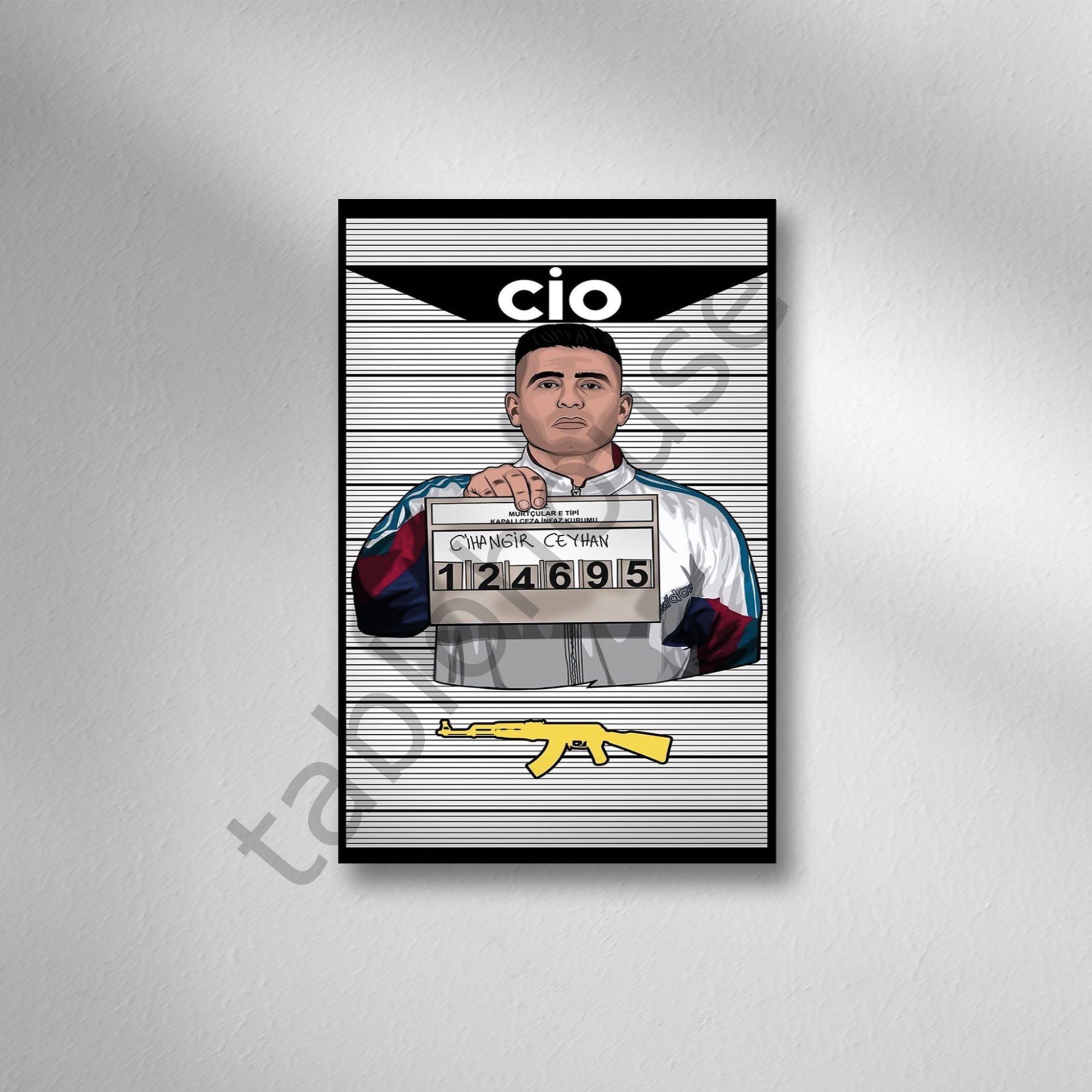 Sıfır Bir Adana ''Cio'' Retro Ahşap Poster