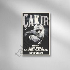 Süleyman ÇAKIR Retro Ahşap Poster