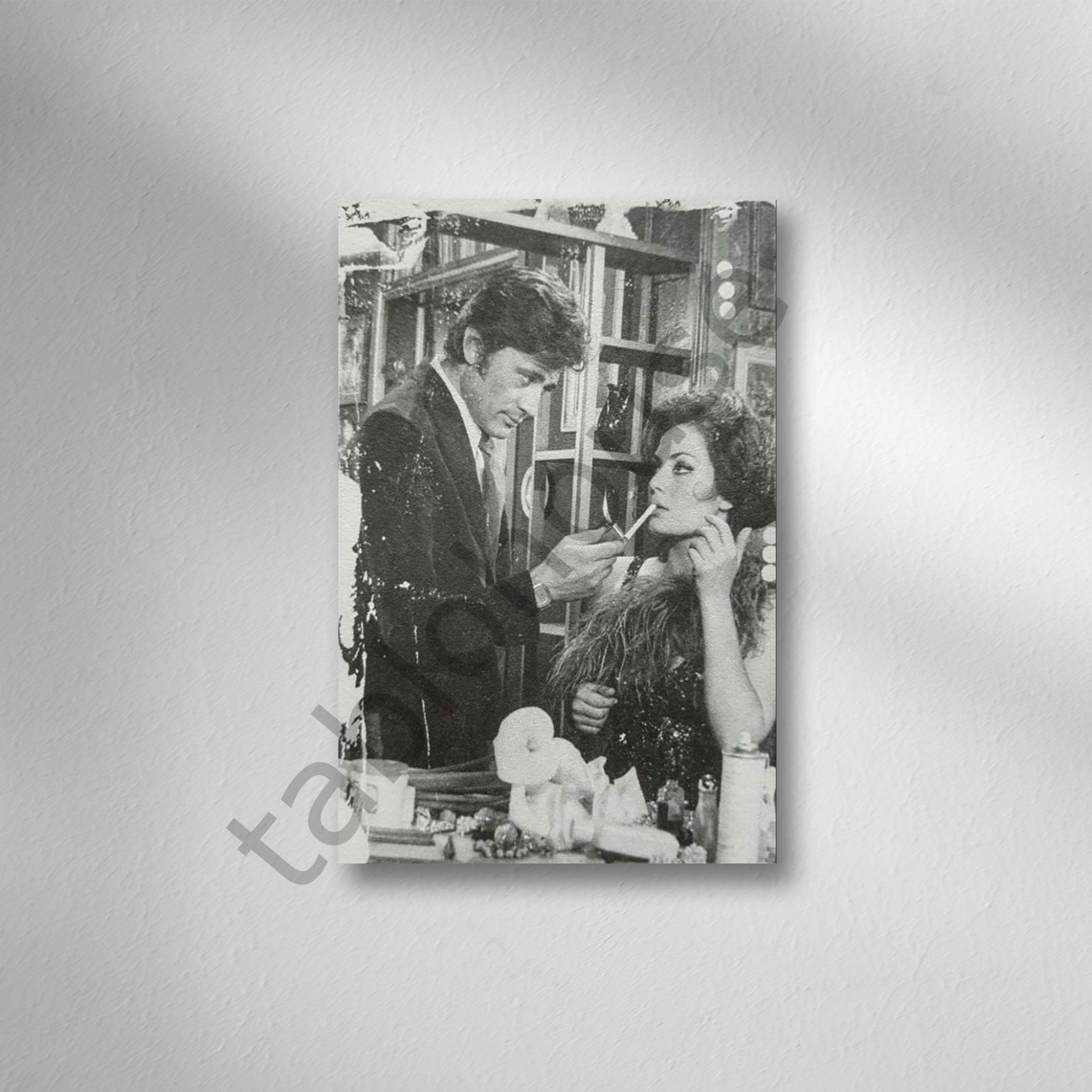 Cüneyt Arkın Retro Ahşap Poster