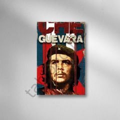 Che Guevara Retro Ahşap Poster