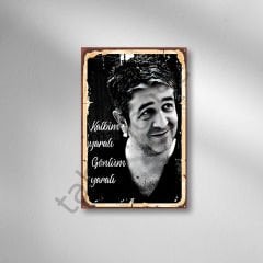 Murat Göğebakan Retro Ahşap Poster