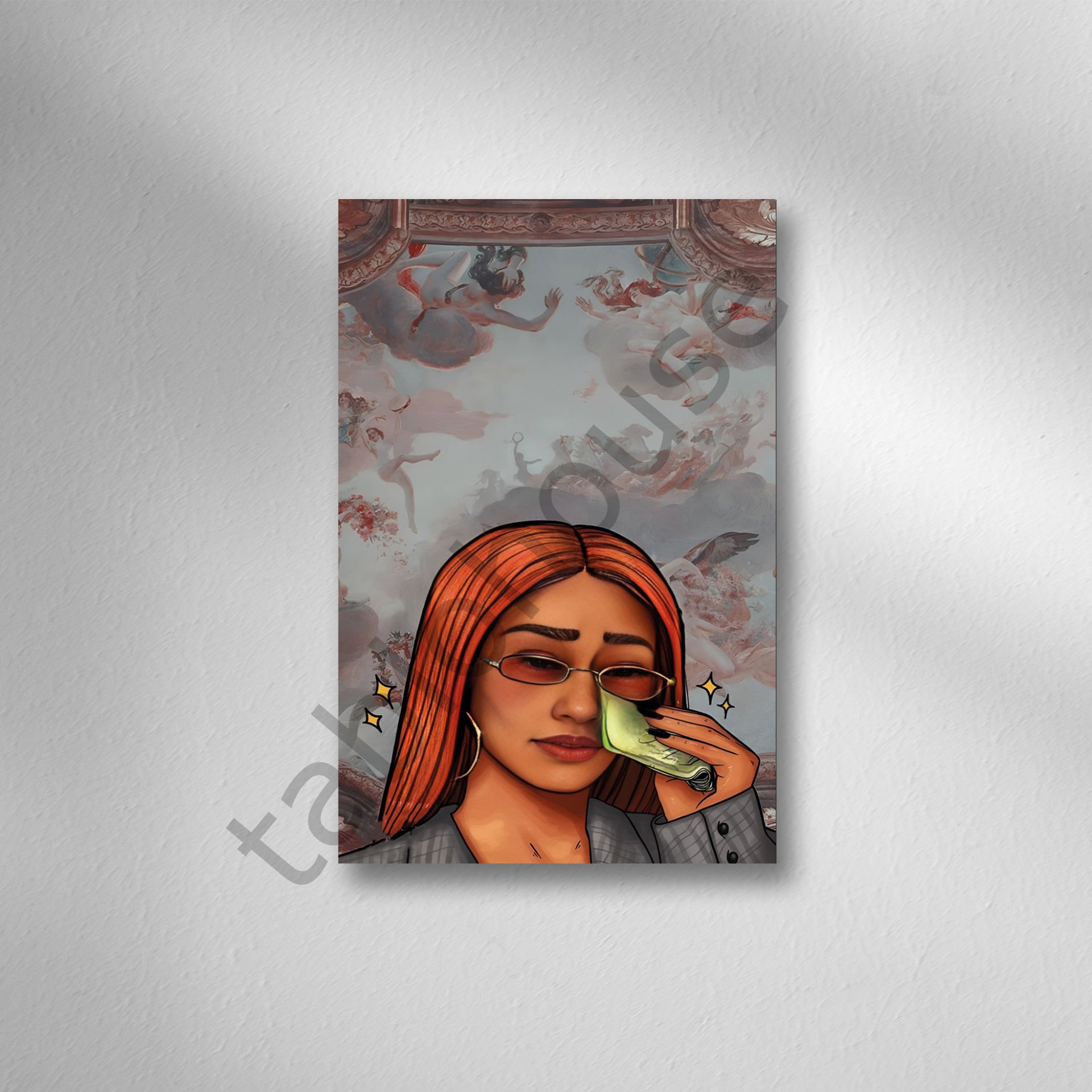 Retro Ahşap Poster