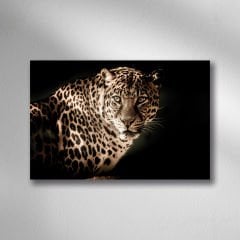 3 Boyutlu Vahşi Leopar Tablo