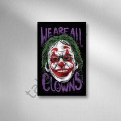 Joker Retro Ahşap Poster