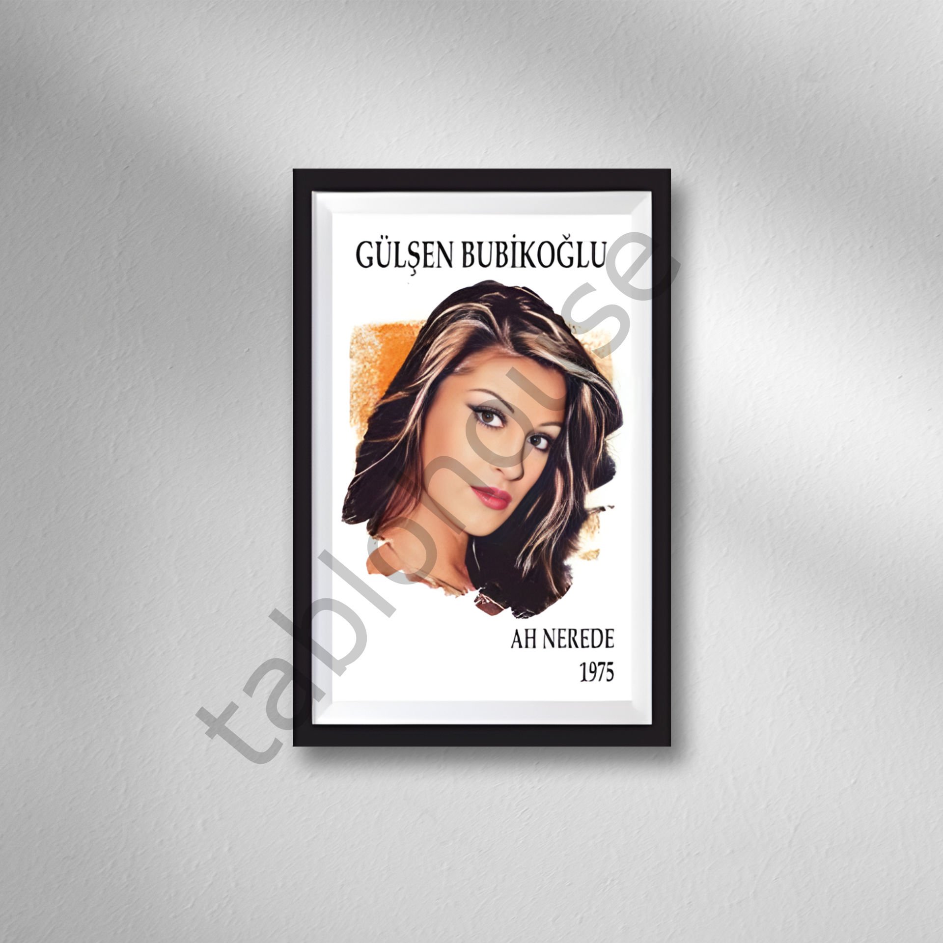 Gülşen Bubikoğlu Retro Ahşap Poster