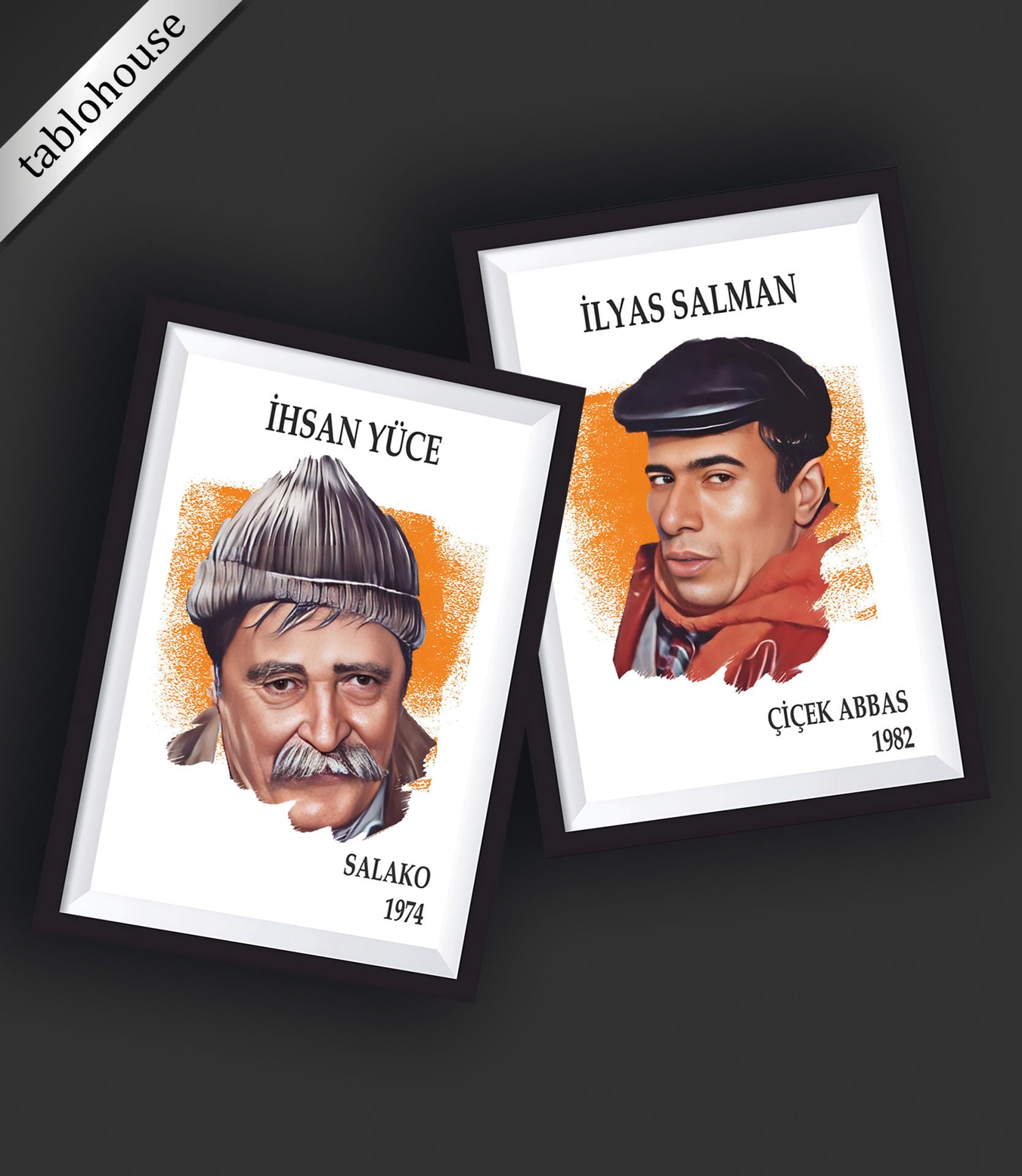 Yeşilçam Retro Ahşap Poster