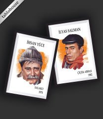 Yeşilçam Retro Ahşap Poster