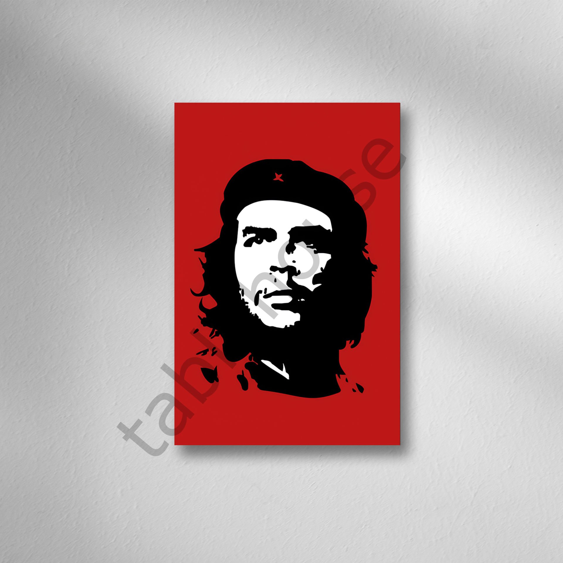 Che Guevara Retro Ahşap Poster