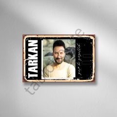 Tarkan Retro Ahşap Poster