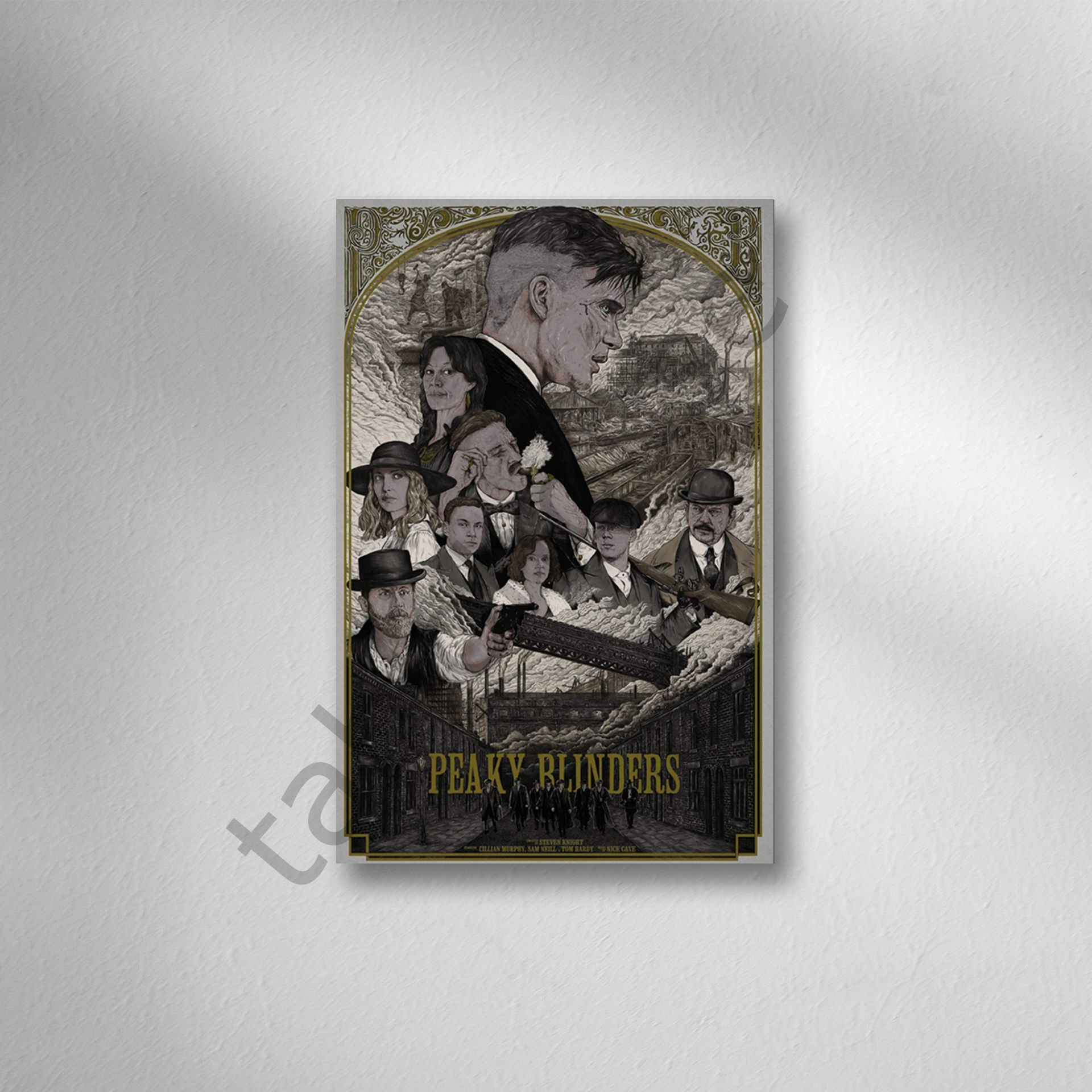 Peaky Blınders Retro Ahşap Poster