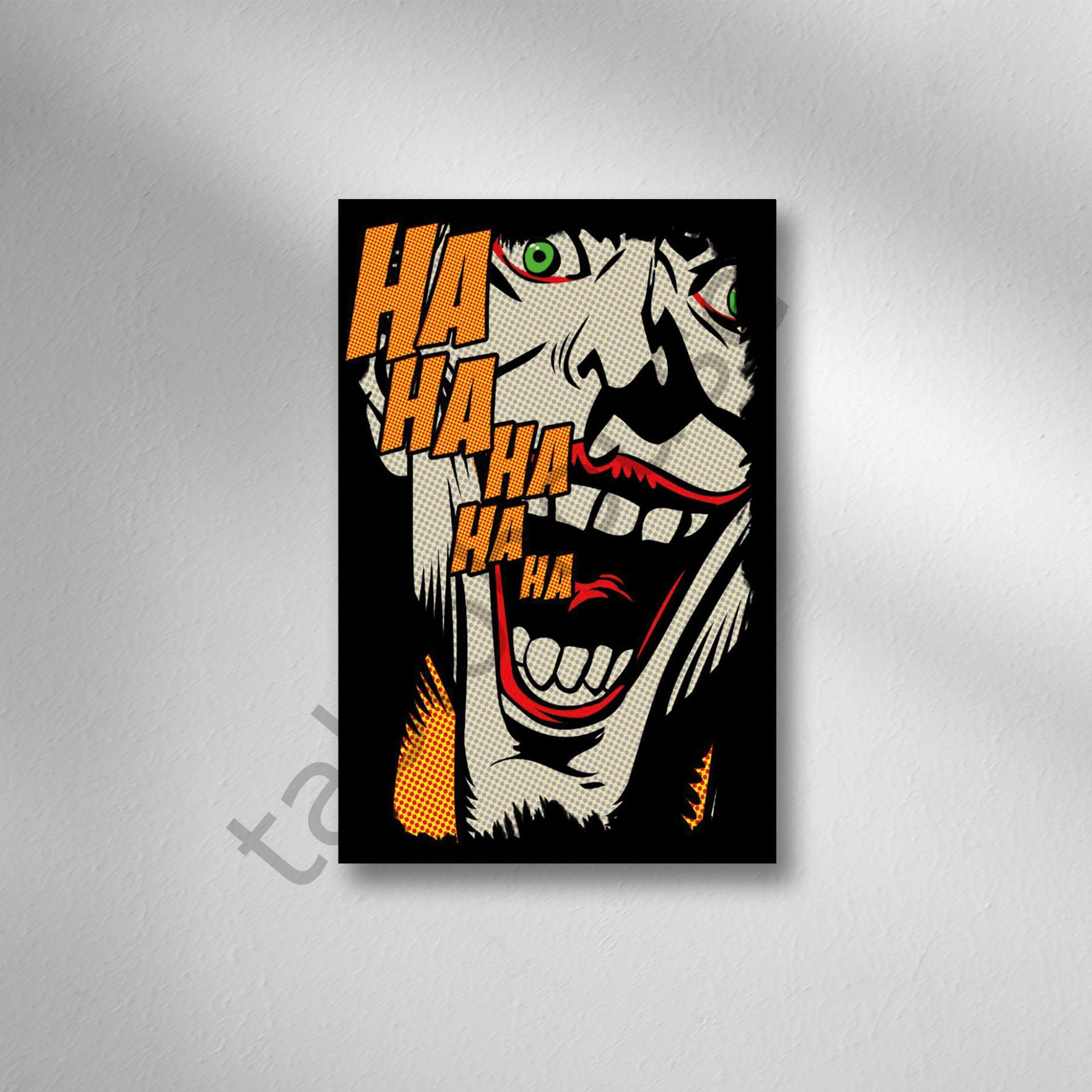 Joker  Retro Ahşap Poster