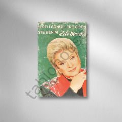 Zeki Müren Retro Ahşap Poster