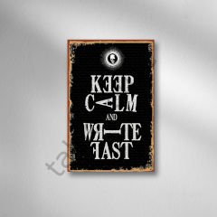 Retro Ahşap Poster