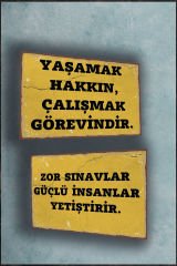 Retro Ahşap Poster