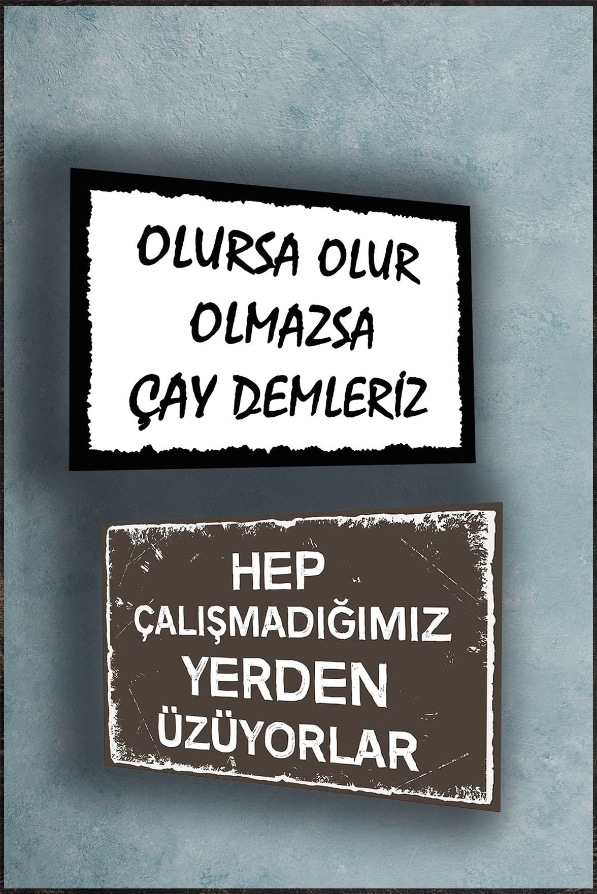 Retro Ahşap Poster