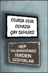 Retro Ahşap Poster