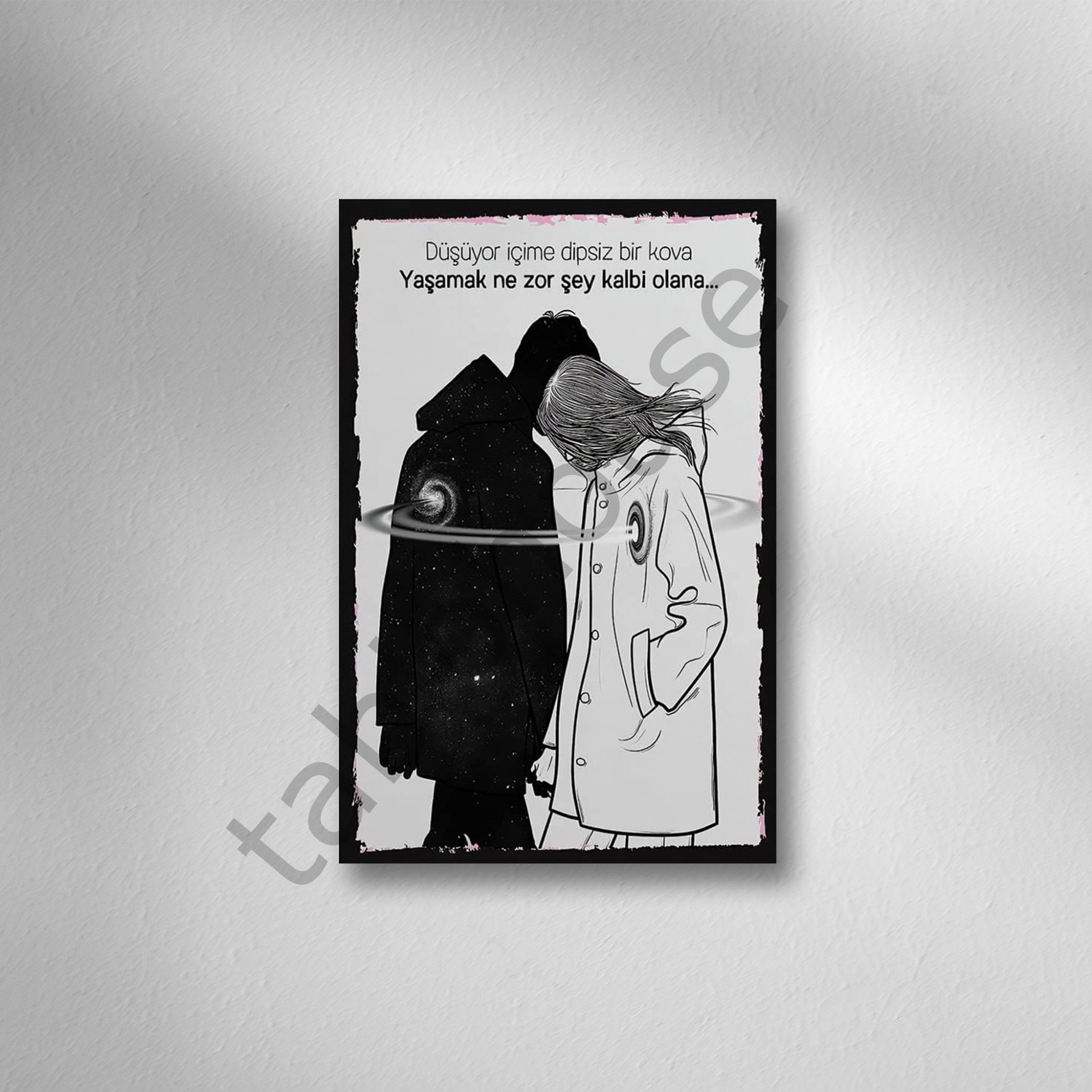 Retro Ahşap Poster