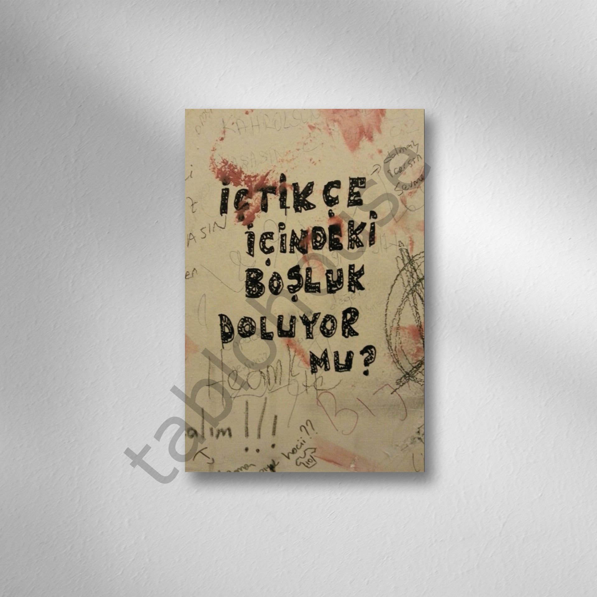Retro Ahşap Poster