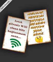 Retro Ahşap Poster