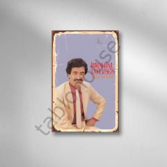 İbrahim Tatlıses Retro Ahşap Poster