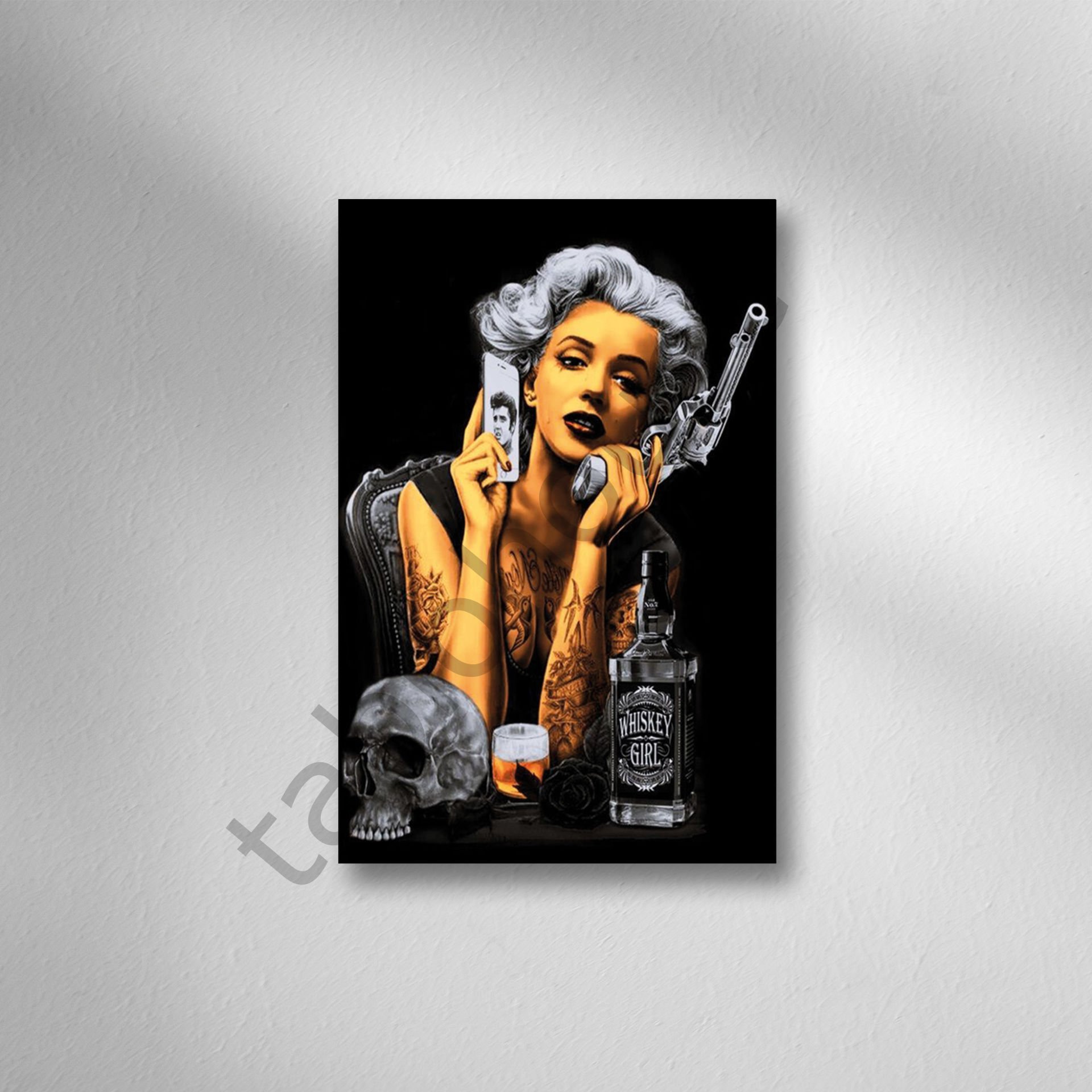 Retro Ahşap Poster