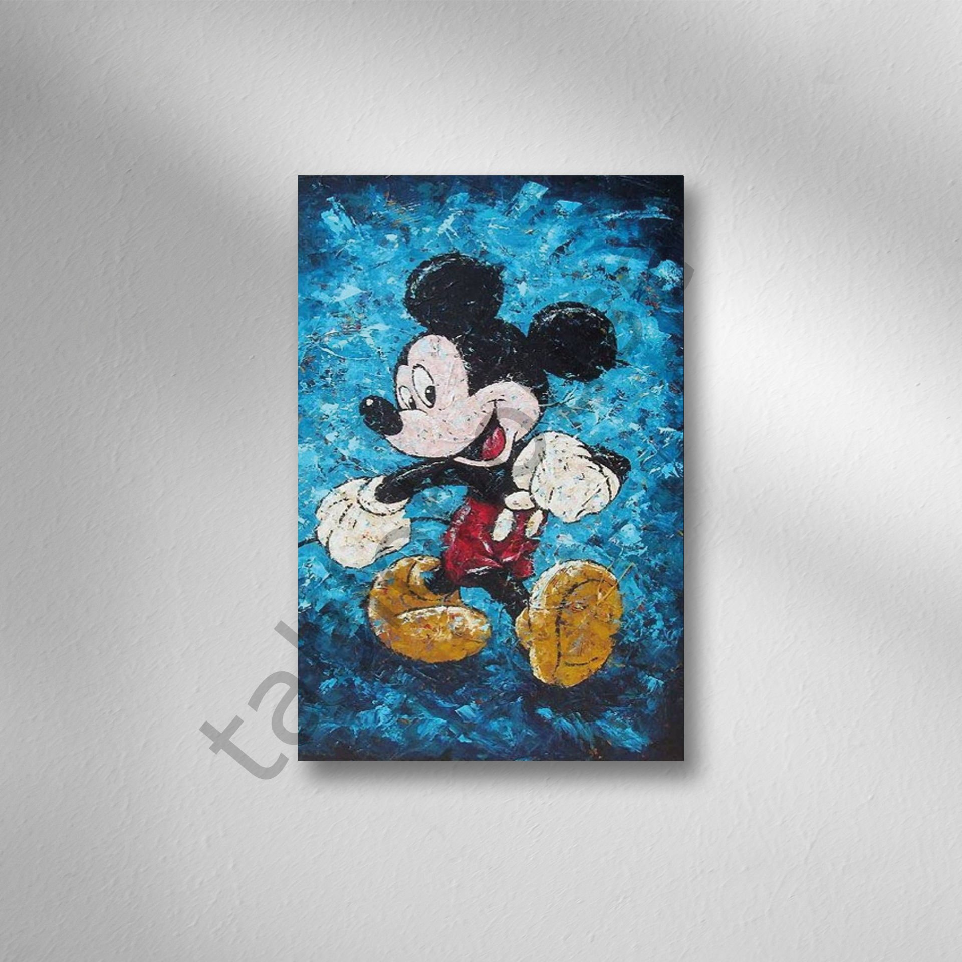 Disney Retro Ahşap Poster